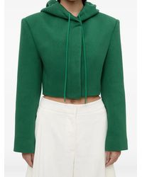 Christopher Esber - Noa Cropped-Fit Hooded Jacket - Lyst