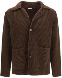 Brooksfield - Ribbed-Knit Button-Up Cardigan - Lyst
