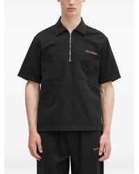 Aries - Logo-Embroidered Polo Shirt - Lyst