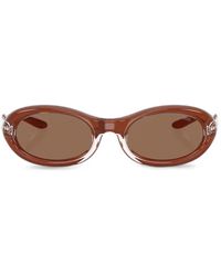 DIESEL - Oval-Frame Sunglasses - Lyst