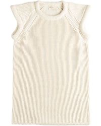 Tod's - Knitted Cotton Top - Lyst