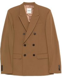 Sandro - Double-Breasted Blazer - Lyst
