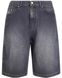 Arte' - Round Pocket Denim Short - Lyst