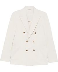 Circolo 1901 - Double-Breasted Peak-Lapels Blazer - Lyst