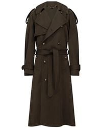 Victoria Beckham - Double-Breasted Belted Trench Coat - Lyst