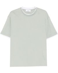 Lardini - Contrast-Trim T-Shirt - Lyst
