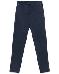 Kiton - Logo-Patch Chinos - Lyst