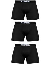 DIESEL - Logo-Detail Boxer Shorts (Pack Of Three) - Lyst