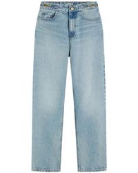 Tommy Hilfiger - Logo-Plaque Chain-Link Jeans - Lyst