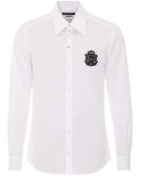 Dolce & Gabbana - Cotton Martini Shirt - Lyst
