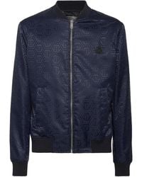 Philipp Plein - Bomberjack Met Monogram-Print - Lyst
