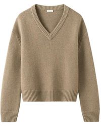 Almada Label - Yara V-Neck Knitted Sweater - Lyst