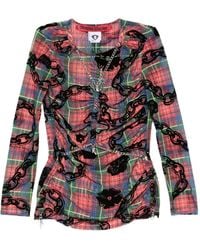 Chopova Lowena - Chain-Print Blouse - Lyst