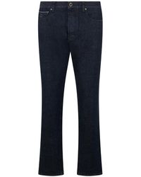 Moorer - Logo-Patch Trousers - Lyst