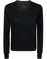 Weekend by Maxmara - Pull À Col V - Lyst