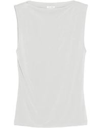 St. Agni - Boat-Neck Jersey Top - Lyst