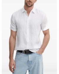 Benetton - Short-Sleeve Linen Shirt - Lyst