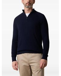 Brooks Brothers - Half-Zip Ribbed Sweater - Lyst
