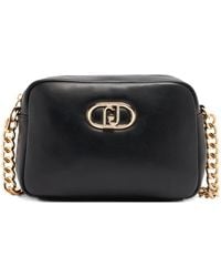Liu Jo - Medium Lapuffy Logo-Plaque Chain-Strap Cross Body Bag - Lyst