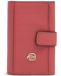 Piquadro - Leather Pop-Up Cardholder - Lyst