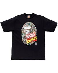 A Bathing Ape - X Marvel Comics Ape Head T-Shirt - Lyst