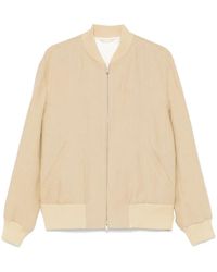 Lardini - リネン ボンバージャケット - Lyst