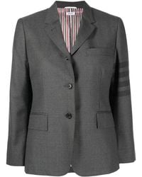 Thom Browne - Tailored Wool-Blend Suit Jacket With Signature Stripes - Lyst