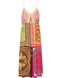 FARM Rio - Midikleid Mit Mixed Scarves-Print - Lyst
