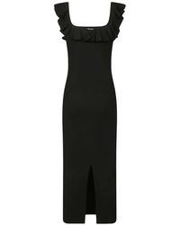 Michael Kors - Ruffled-Neckline Dress - Lyst