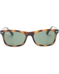 Ray-Ban - Tortoiseshell-Effect Rectangle-Frame Sunglasses - Lyst