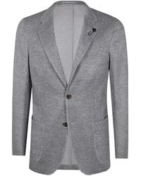 Lardini - Flower-Pin Blazer - Lyst