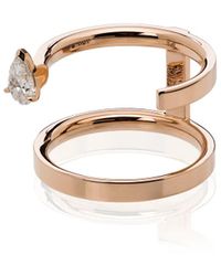 Repossi - Serti Sur Vide 18Kt Rose Diamond Ring - Lyst