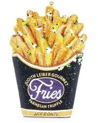 Judith Leiber - Truffle Fries Crystal-Embellished-Tone Clutch - Lyst