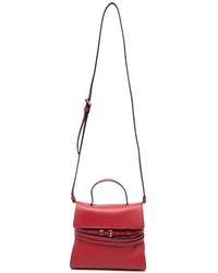 Moschino - Small Tie Me Leather Bag - Lyst