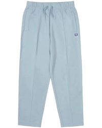 Palace - X Fred Perry Logo-Embroidered Track Pants - Lyst