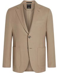 ZEGNA - Oasi Lino Blazer - Lyst