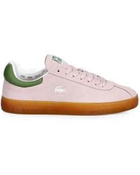 Lacoste - Baskets En Daim À Patch Logo - Lyst