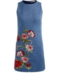 Alice + Olivia - Robe À Fleurs Brodées - Lyst