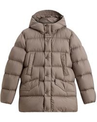 Woolrich - Cloud Davis Hooded Puffer Jacket - Lyst