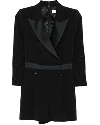 Elisabetta Franchi - Jumpsuit Met Dubbele Rij Knopen - Lyst