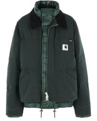 Sacai - X Carhartt Wip Corduroy-Collar Logo-Patch Jacket - Lyst
