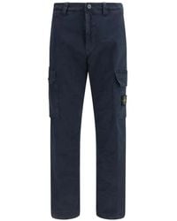 Stone Island - Compass-Badge Cargo Trousers - Lyst