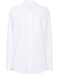 Alexander Wang - Oversize Cotton Shirt - Lyst