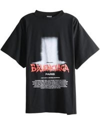 Balenciaga - The Door Graphic-Print T-Shirt - Lyst