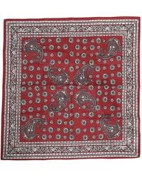 Dolce & Gabbana - Sciarpa Con Stampa Paisley - Lyst