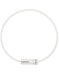 Le Gramme - Le 7G Brushed Cable Bracelet - Lyst