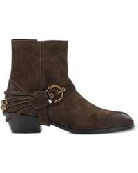 Pinko - Buckle-Fastening Ankle Boots - Lyst