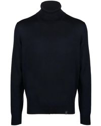 Fay - Roll-Neck Virgin Wool Sweater - Lyst