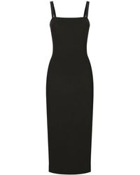 Dolce & Gabbana - Jersey Milano Rib Sheath Dress - Lyst
