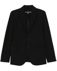 Circolo 1901 - Welt-Pocket Two-Button Blazer - Lyst